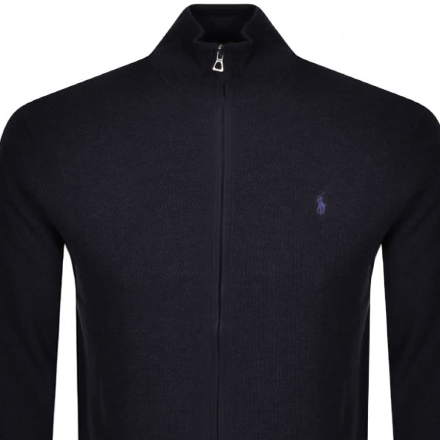 Alternative Image for ProductRalph Lauren Full Zip Sweatshirt Navy2